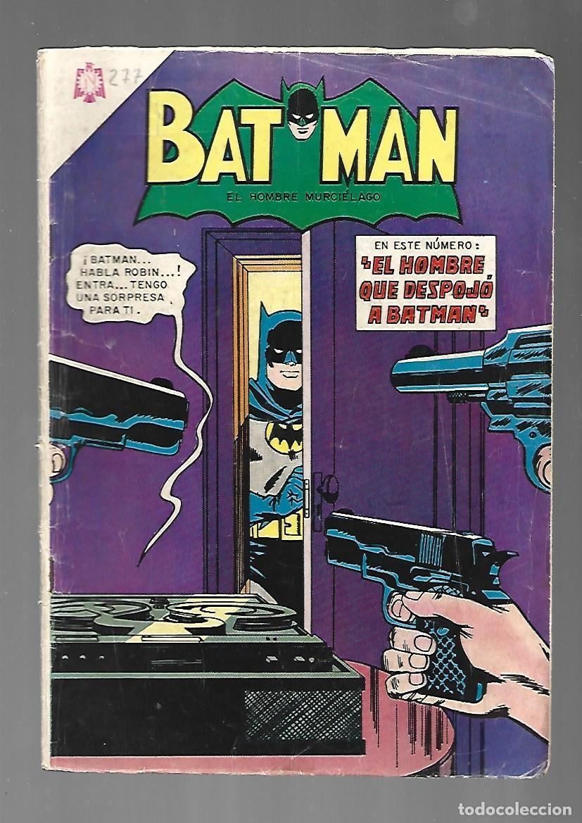 Tebeos: Batman, 277: el hombre que despoj&oacute; a Batman, 1965, Novaro., buen estado