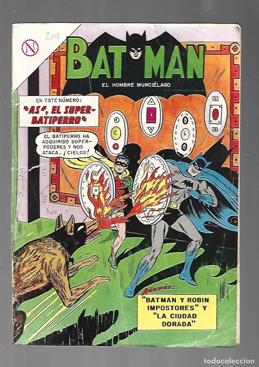 Tebeos: Batman, 209: AS, el super-batiperro, 1964, Novaro, buen estado