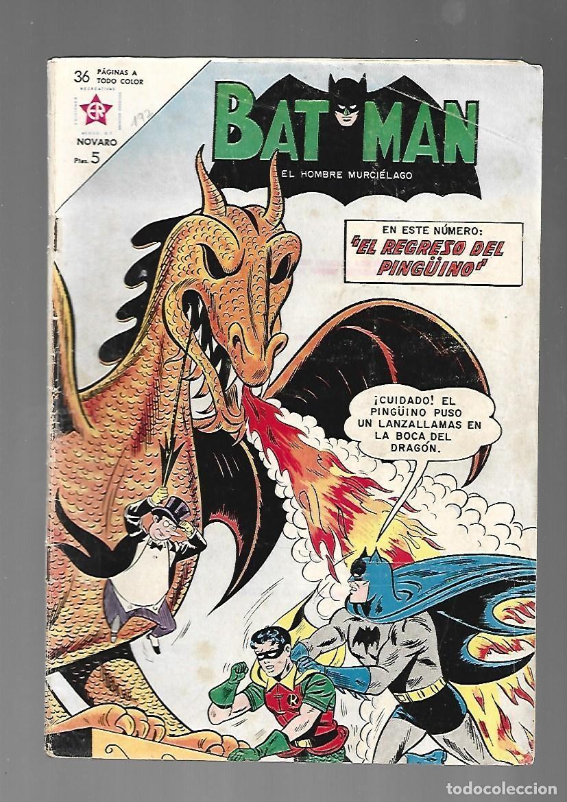 Tebeos: Batman, 192: el regreso del Ping&uuml;ino, 1963, Novaro., buen estado