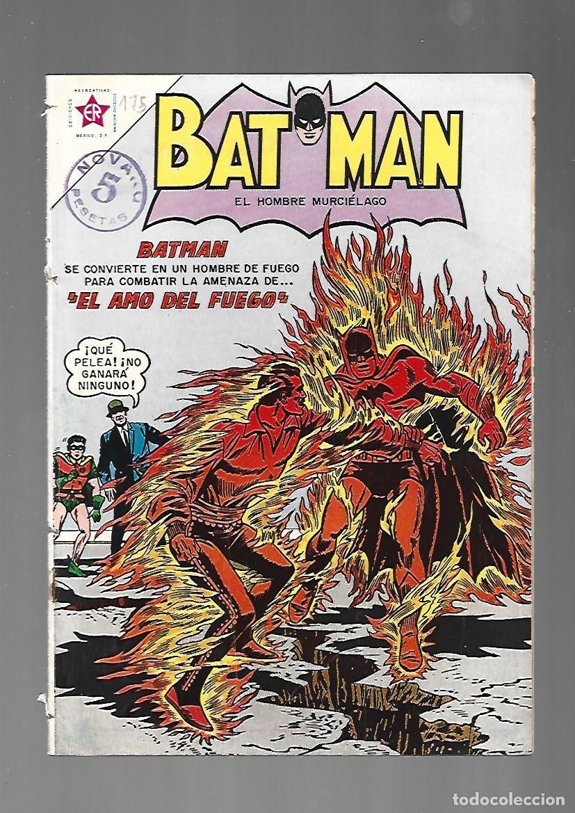 Tebeos: Batman, 175: el amo del fuego, 1963, Ediciones Recreativas, encuadernaci&oacute;n