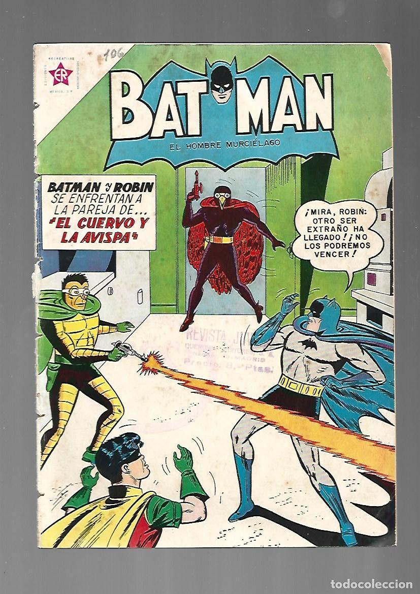 BDs: Batman, 106: el Cuervo y la Avispa, 1961, Ediciones Recreativas, encuadernaci&oacute;n