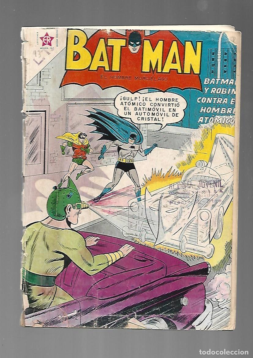Tebeos: Batman, 93: Batman y Robin contra el hombre at&oacute;mico, 1961, Novaro, encuadernaci&oacute;n