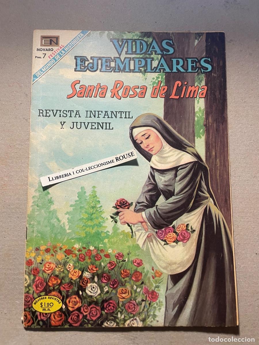 Tebeos: VIDAS EJEMPLARES - NOVARO - SANTA ROSA DE LIMA A&Ntilde;O XVI - N&ordm; 300 - 1969 - 32 PAG. - 25,5X17,5 CM.