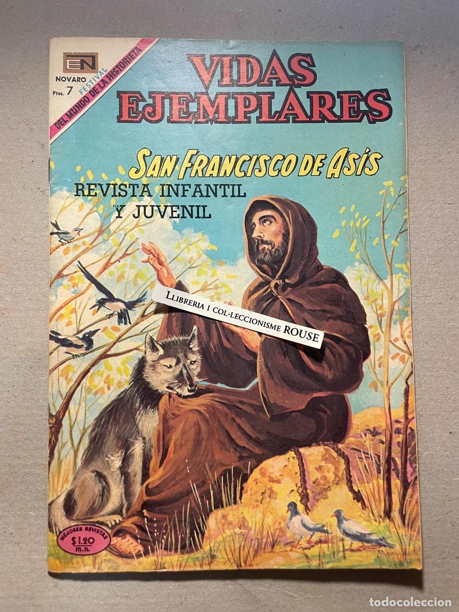 Tebeos: VIDAS EJEMPLARES - NOVARO - SAN FRANCISCO DE ASIS - REVISTA INFANTIL Y JUVENIL A&Ntilde;O XVII