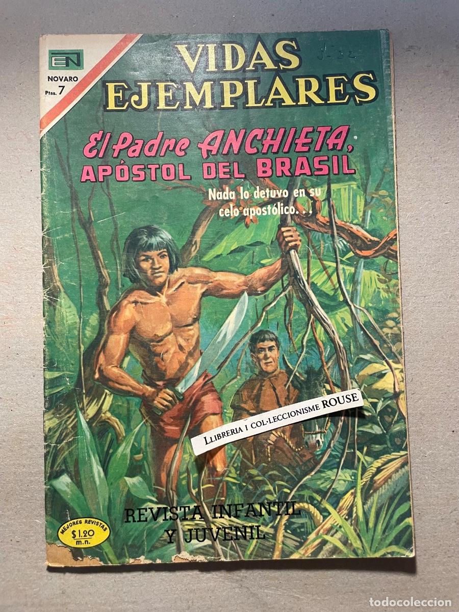 Tebeos: VIDAS EJEMPLARES - NOVARO - EL PADRE ANCHIETA AP&Oacute;STOL DEL BRASIL , NADA LO DETUVO EN SU CELO APOST&Oacute;