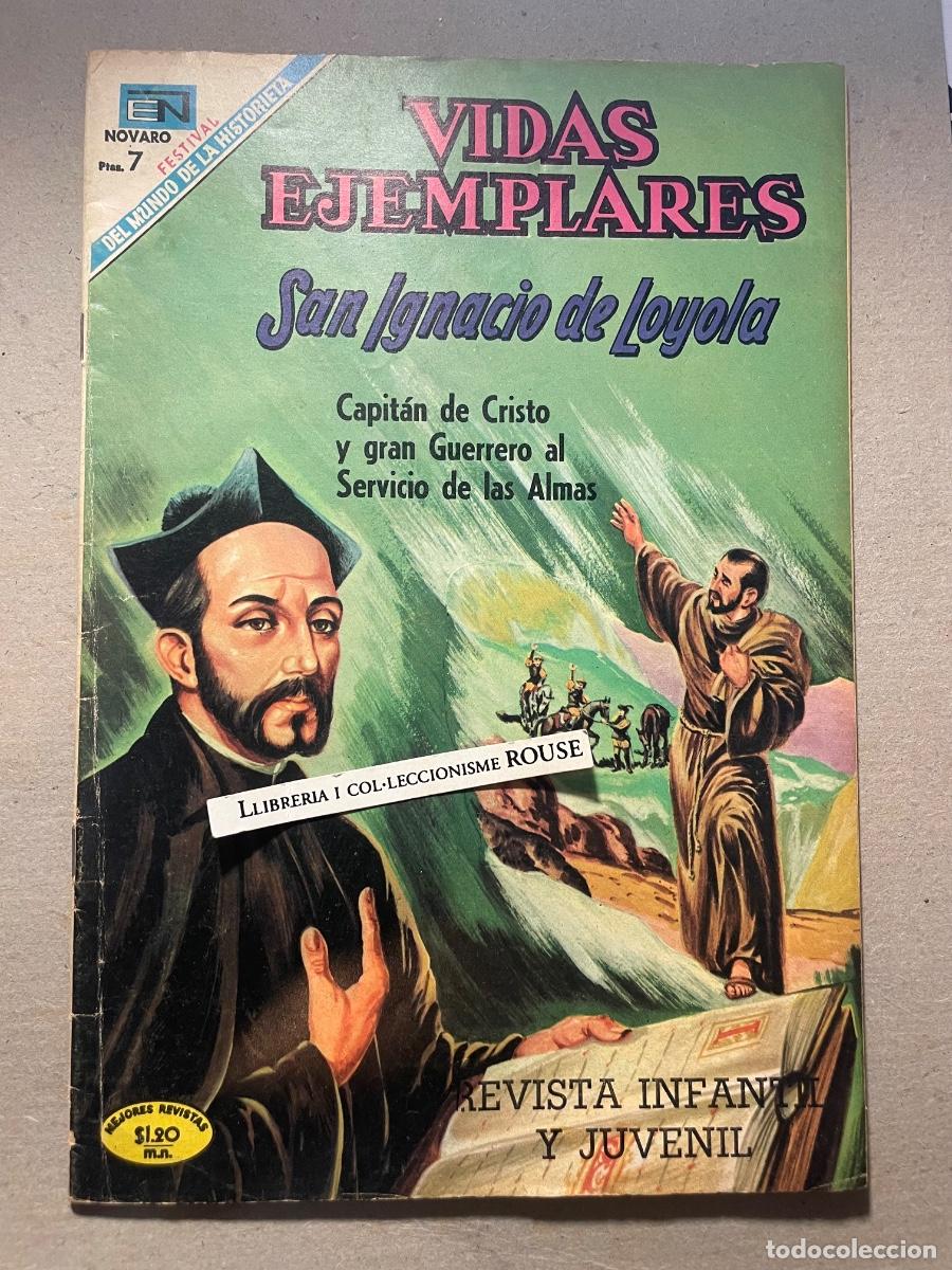Tebeos: VIDAS EJEMPLARES - NOVARO - SAN IGNACIO DE LOYOLA CAPIT&Aacute;N DE CRISTO Y GRAN GUERRERO AL SERVICIO DE L