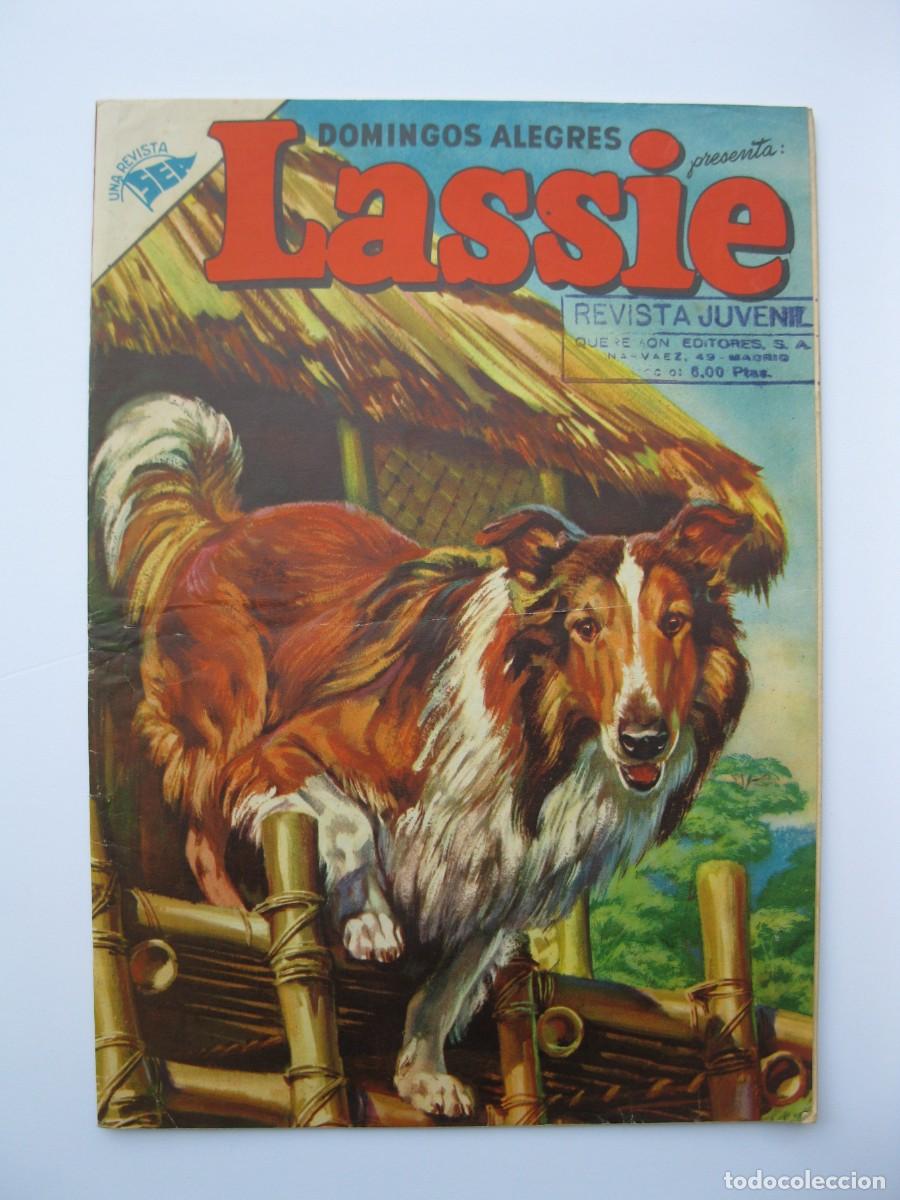 Tebeos: DOMINGOS ALEGRES - A&Ntilde;O III - N&ordm; 156 - LASSIE - ORIGINAL - SEA (M&Eacute;XICO) - A&Ntilde;O 1957.