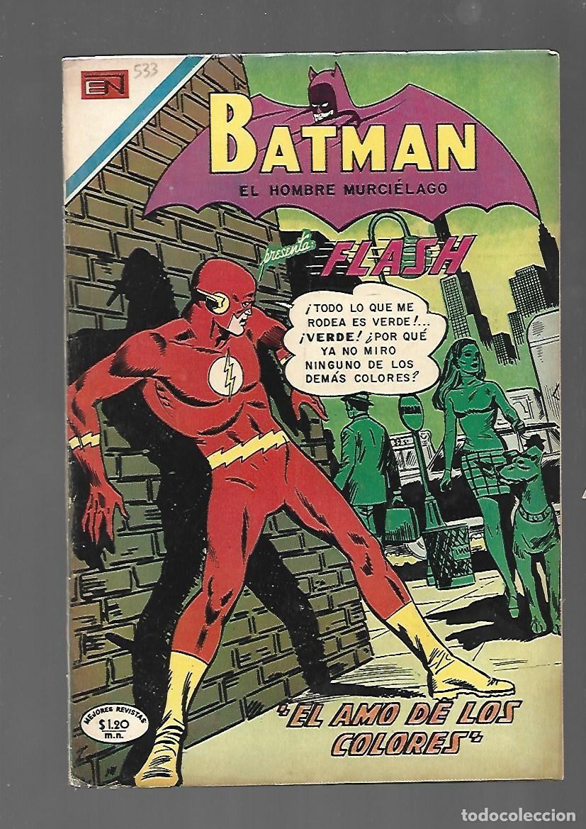 Tebeos: Batman, 533, Flash: el amo de los colores, 1970, Novaro, buen estado