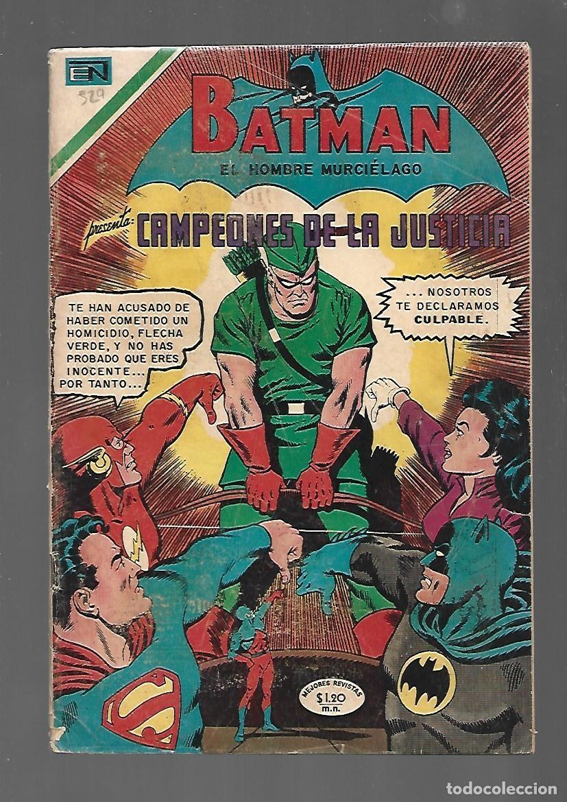 Tebeos: Batman, 529: Campeines de la Justicia, 1970, Novaro, buen estado