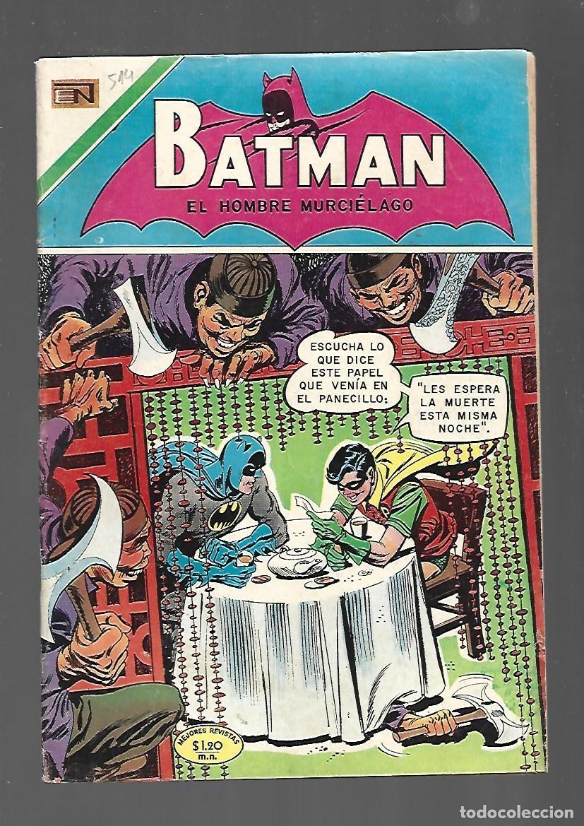Tebeos: Batman, 514, 1970, Novaro, buen estado