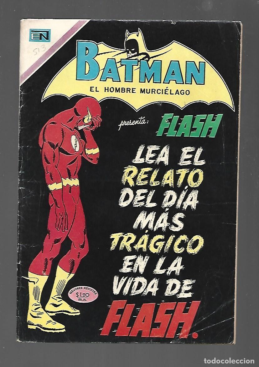 Tebeos: Batman, 513, Flash, 1970, Novaro, buen estado