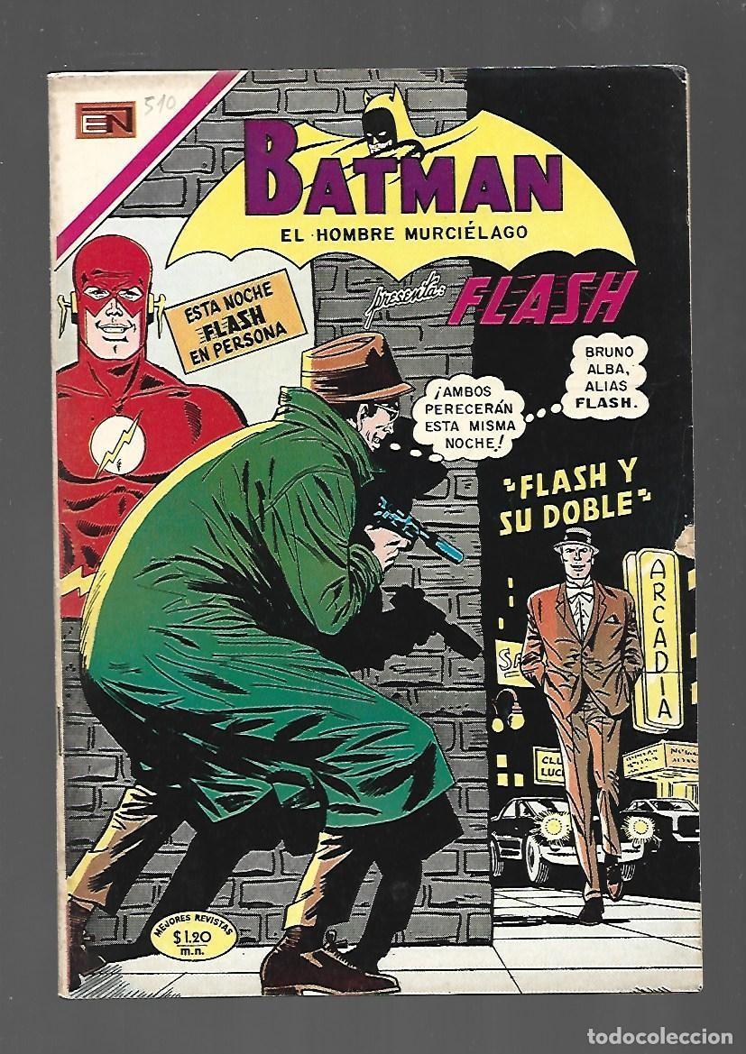 Tebeos: Batman, 5110, Flash: Flash y su doble, 1969, Novaro, buen estado