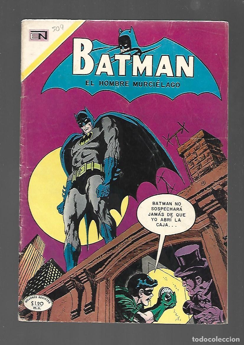 Tebeos: Batman, 509, 1969, Novaro, buen estado