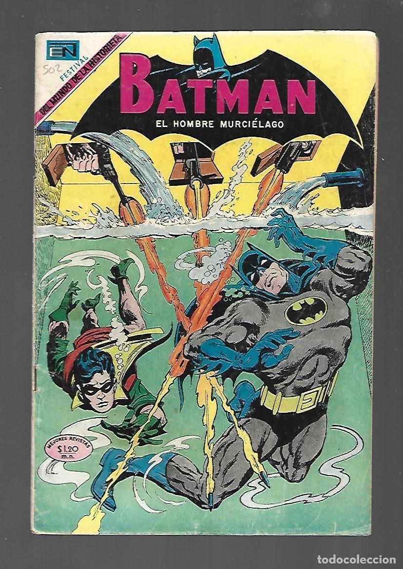 Tebeos: Batman, 502, 1969, Novaro, buen estado
