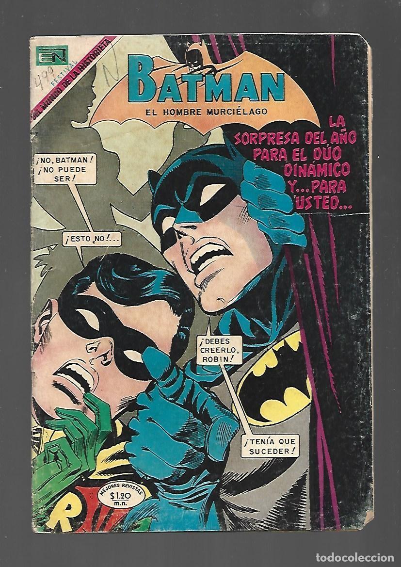 Tebeos: Batman, 499, 1969, Novaro, buen estado