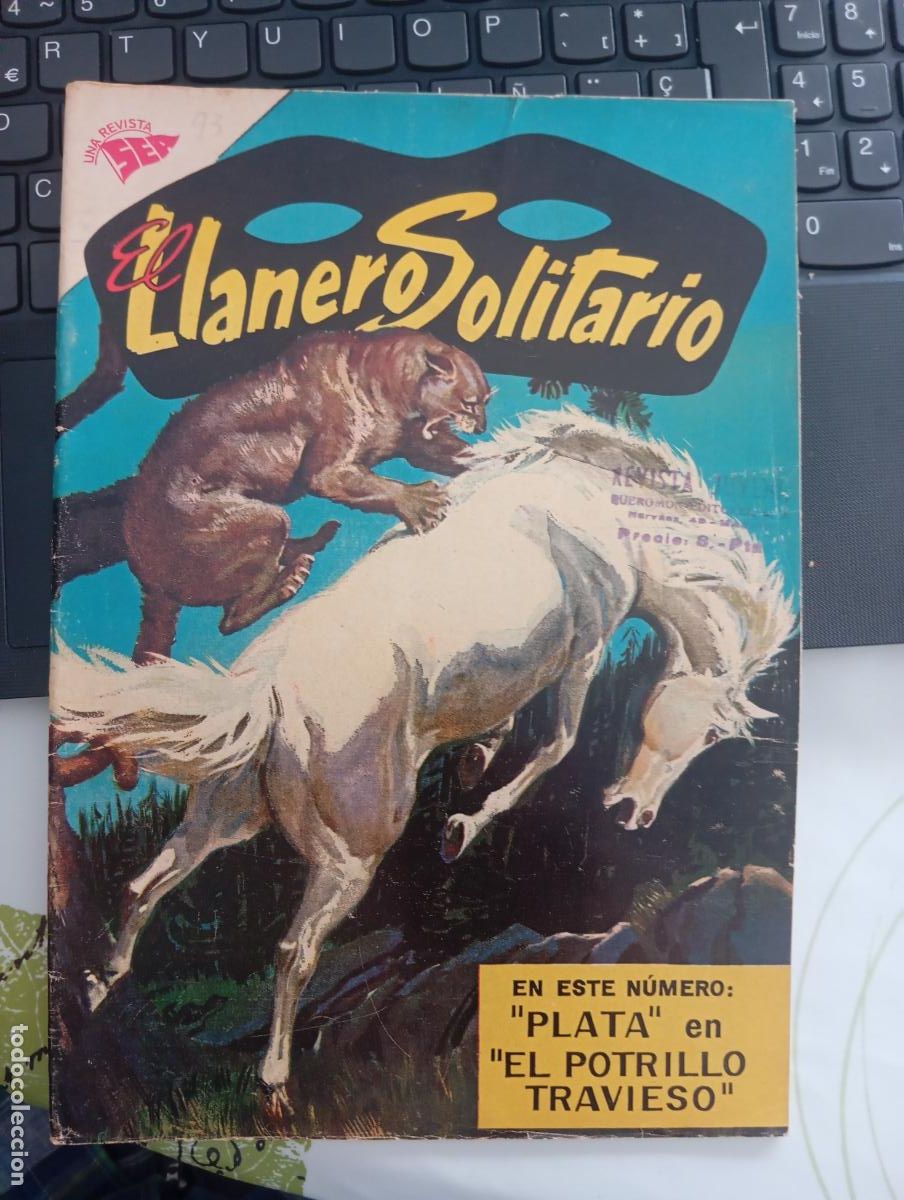 Tebeos: EL LLANERO SOLITARIO 93 NOVARO CASI PERFECTO ESTADO A&Ntilde;O 1960