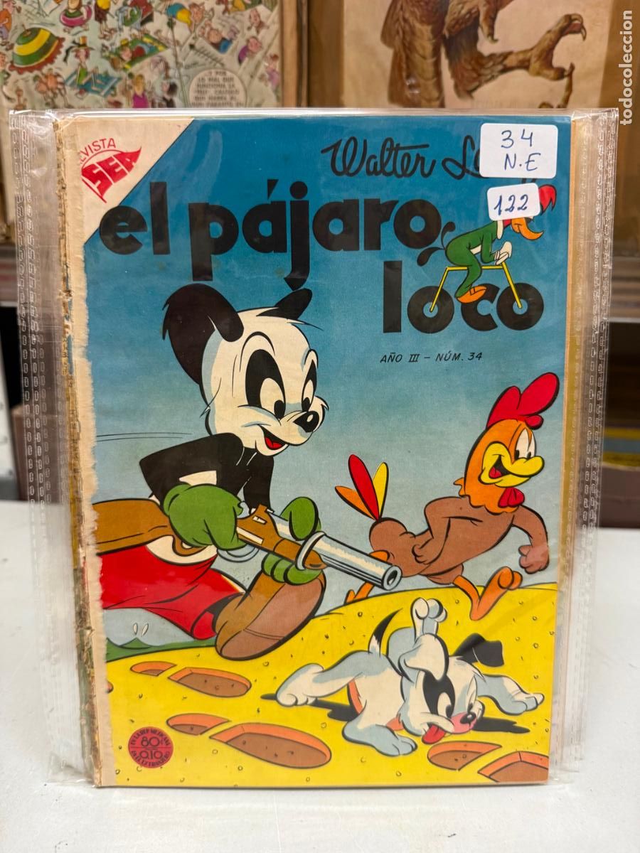 Tebeos: EL PAJARO LOCO EDITORIAL NOVARO NUMERO 34