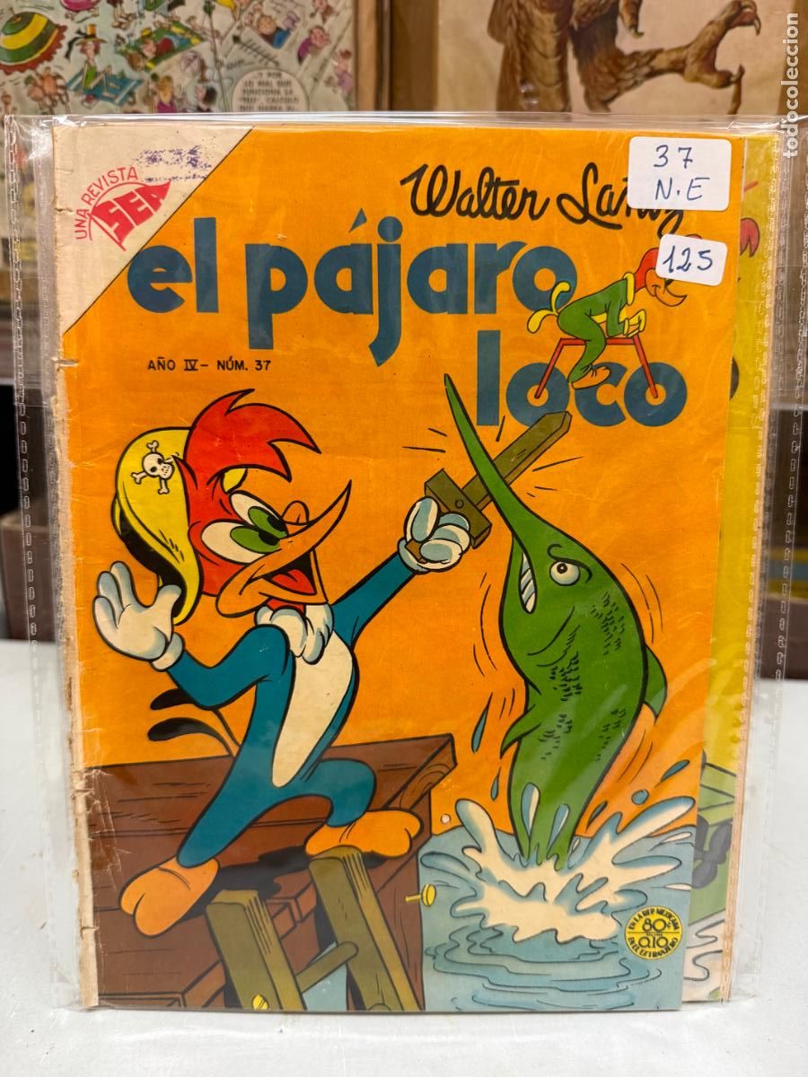 Tebeos: EL PAJARO LOCO EDITORIAL NOVARO NUMERO 37