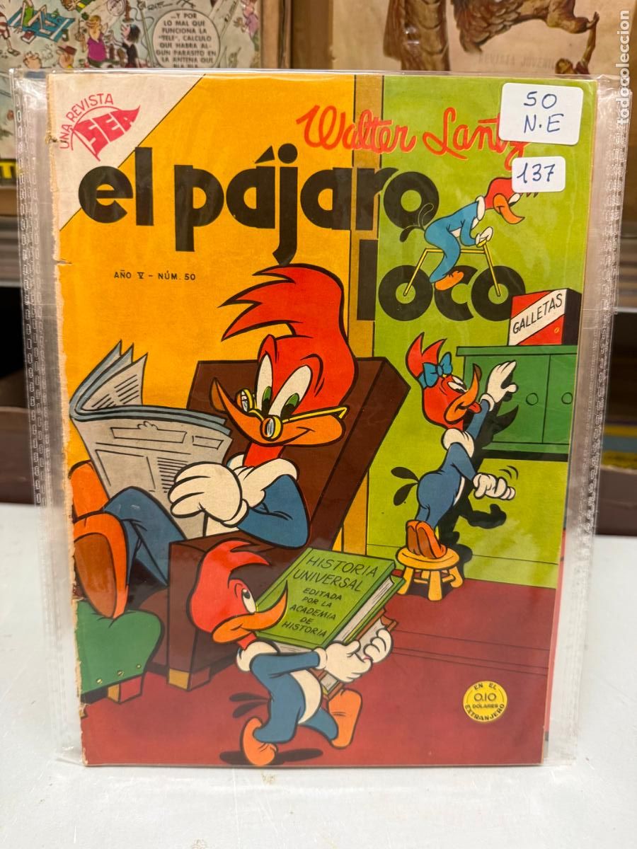 Tebeos: EL PAJARO LOCO EDITORIAL NOVARO NUMERO 50