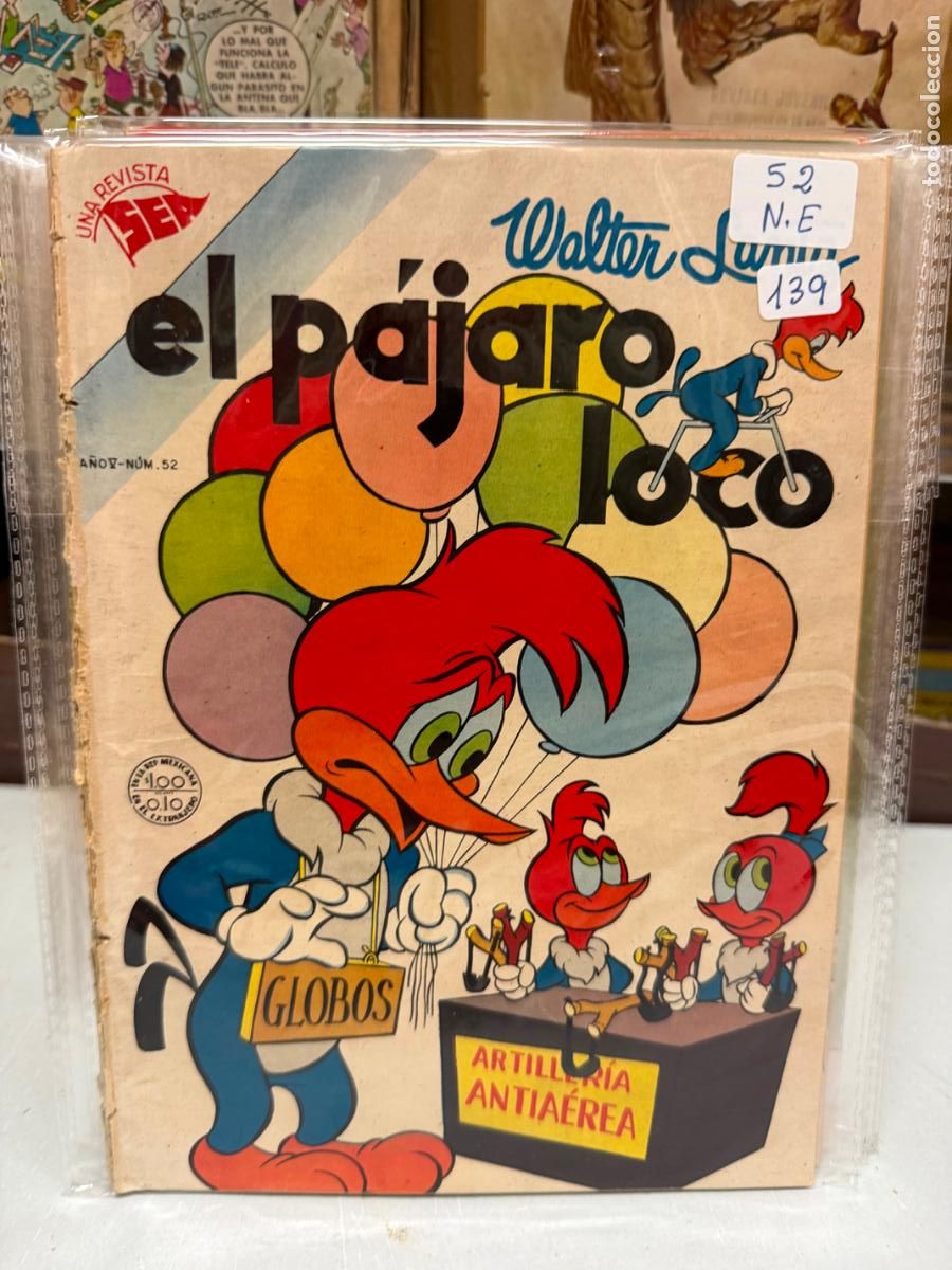 Tebeos: EL PAJARO LOCO EDITORIAL NOVARO NUMERO 52