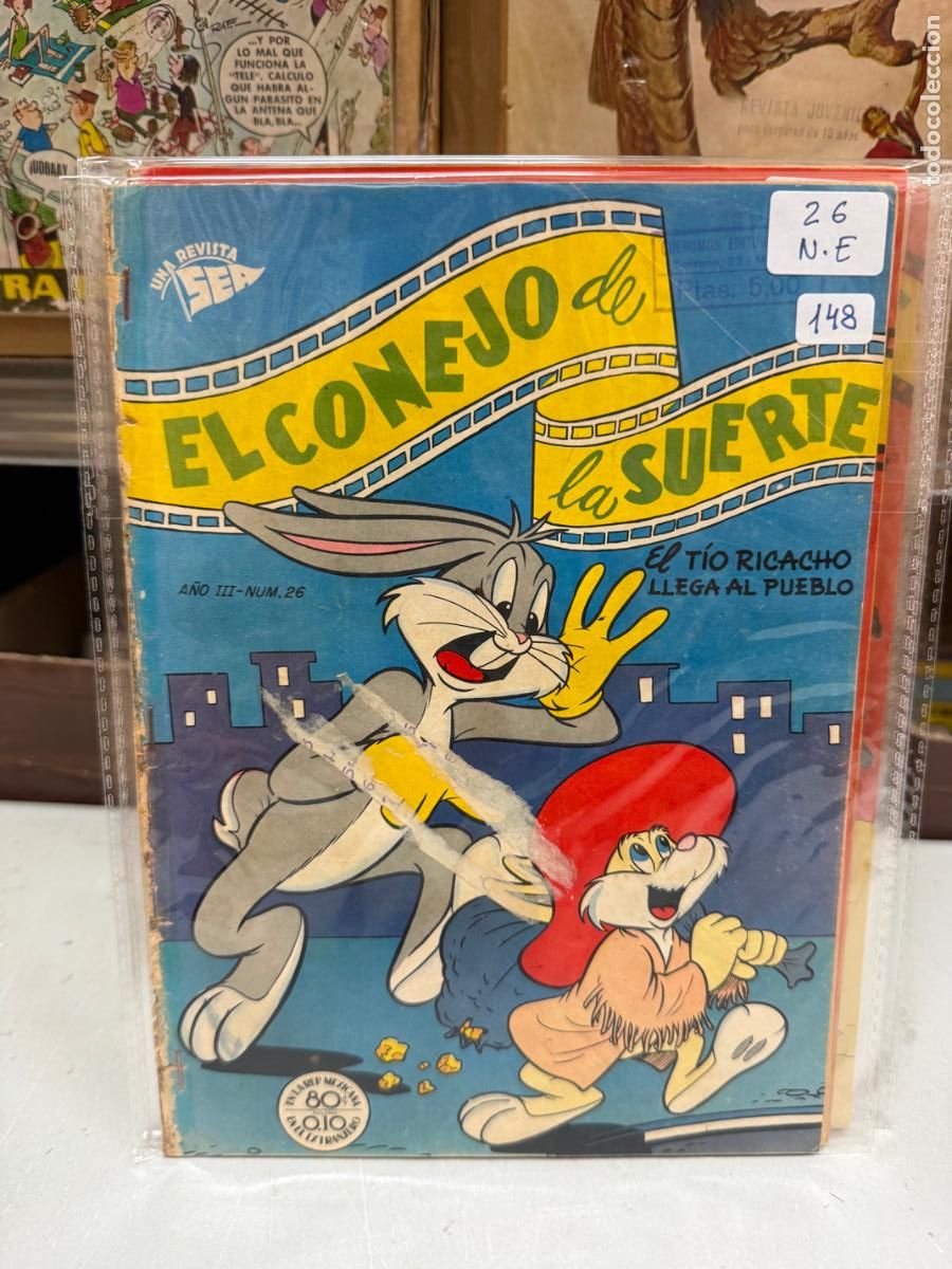 Tebeos: EL CONEJO DE LA SUERTE EDITORIAL NOVARO NUMERO 26