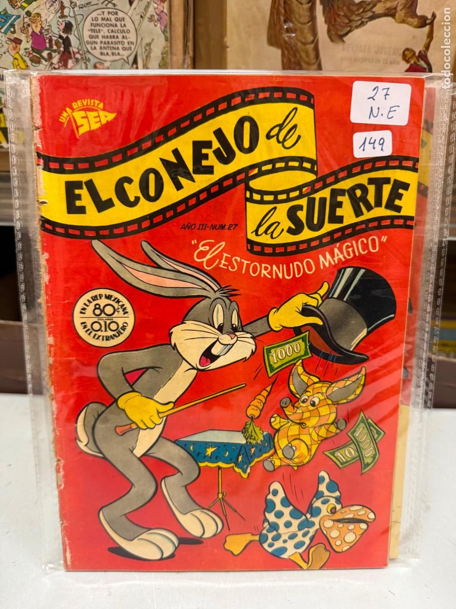 Tebeos: EL CONEJO DE LA SUERTE EDITORIAL NOVARO NUMERO 27