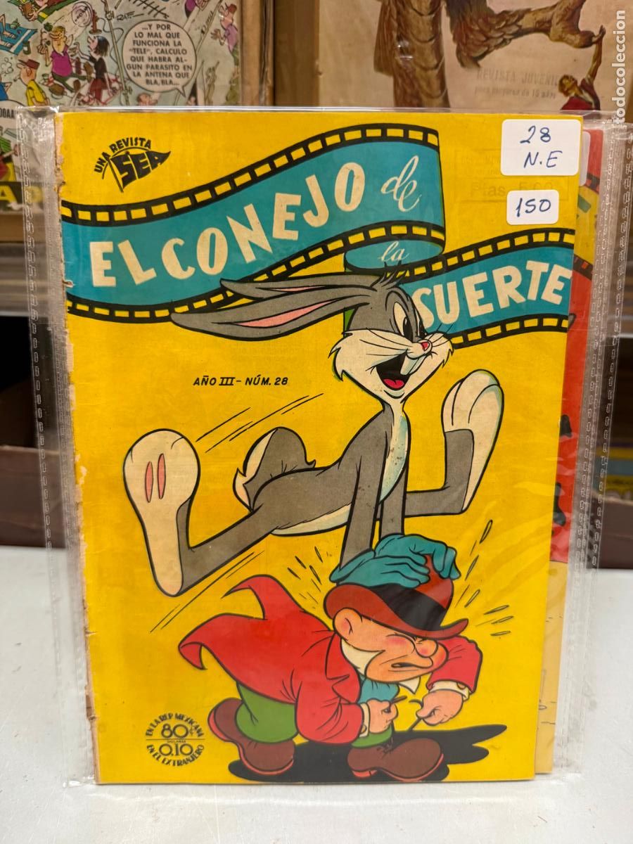 Tebeos: EL CONEJO DE LA SUERTE EDITORIAL NOVARO NUMERO 28