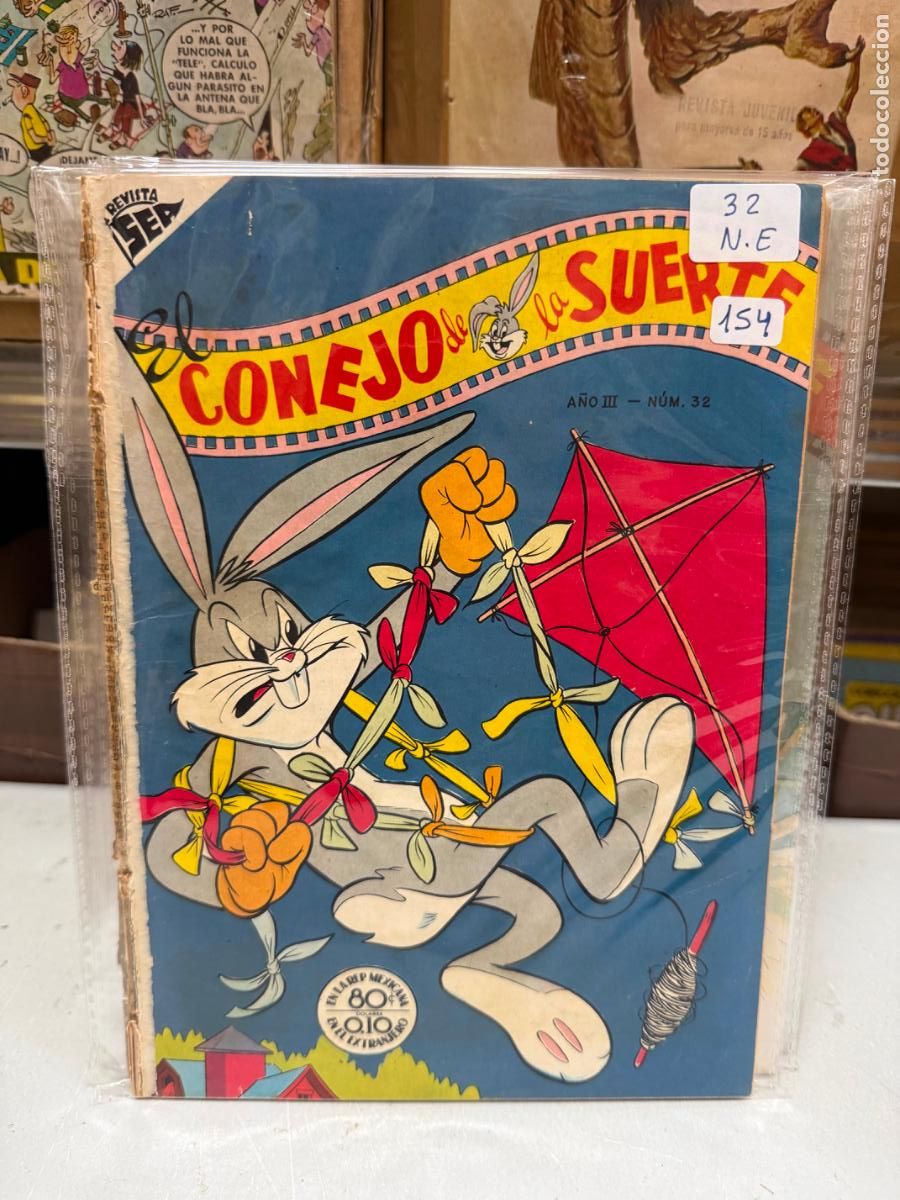 Tebeos: EL CONEJO DE LA SUERTE EDITORIAL NOVARO NUMERO 32