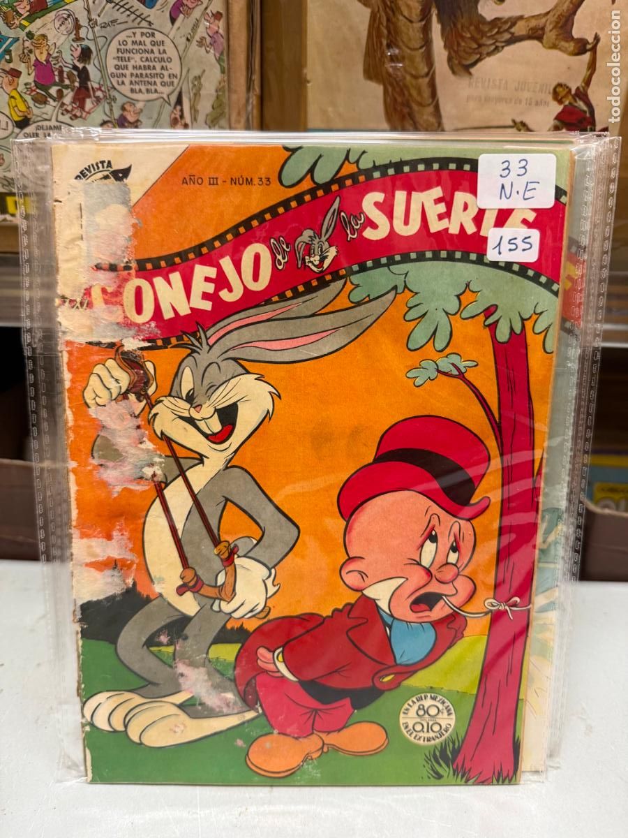 Tebeos: EL CONEJO DE LA SUERTE EDITORIAL NOVARO NUMERO 33
