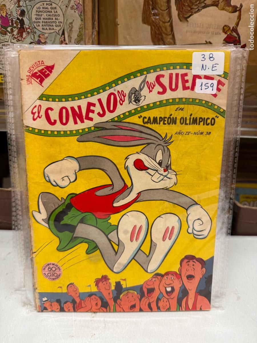 Tebeos: EL CONEJO DE LA SUERTE EDITORIAL NOVARO NUMERO 38