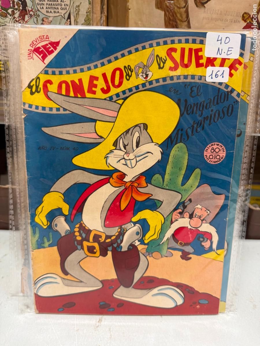 Tebeos: EL CONEJO DE LA SUERTE EDITORIAL NOVARO NUMERO 40