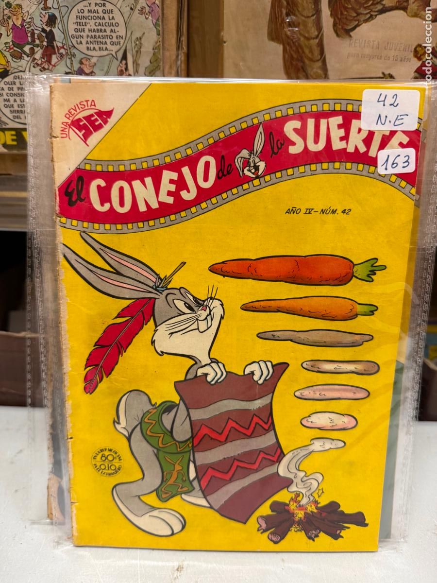 Tebeos: EL CONEJO DE LA SUERTE EDITORIAL NOVARO NUMERO 42