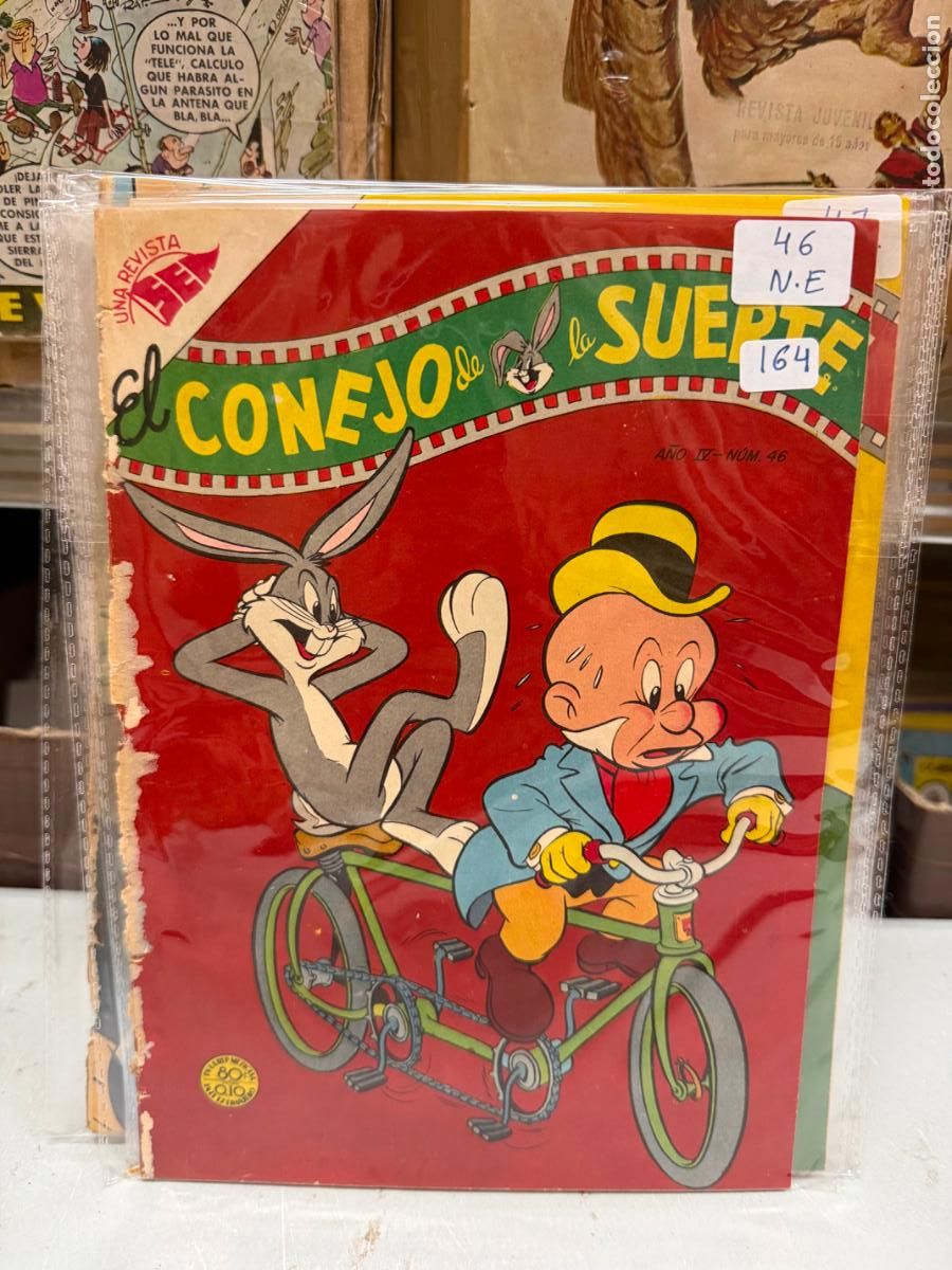 Tebeos: EL CONEJO DE LA SUERTE EDITORIAL NOVARO NUMERO 46