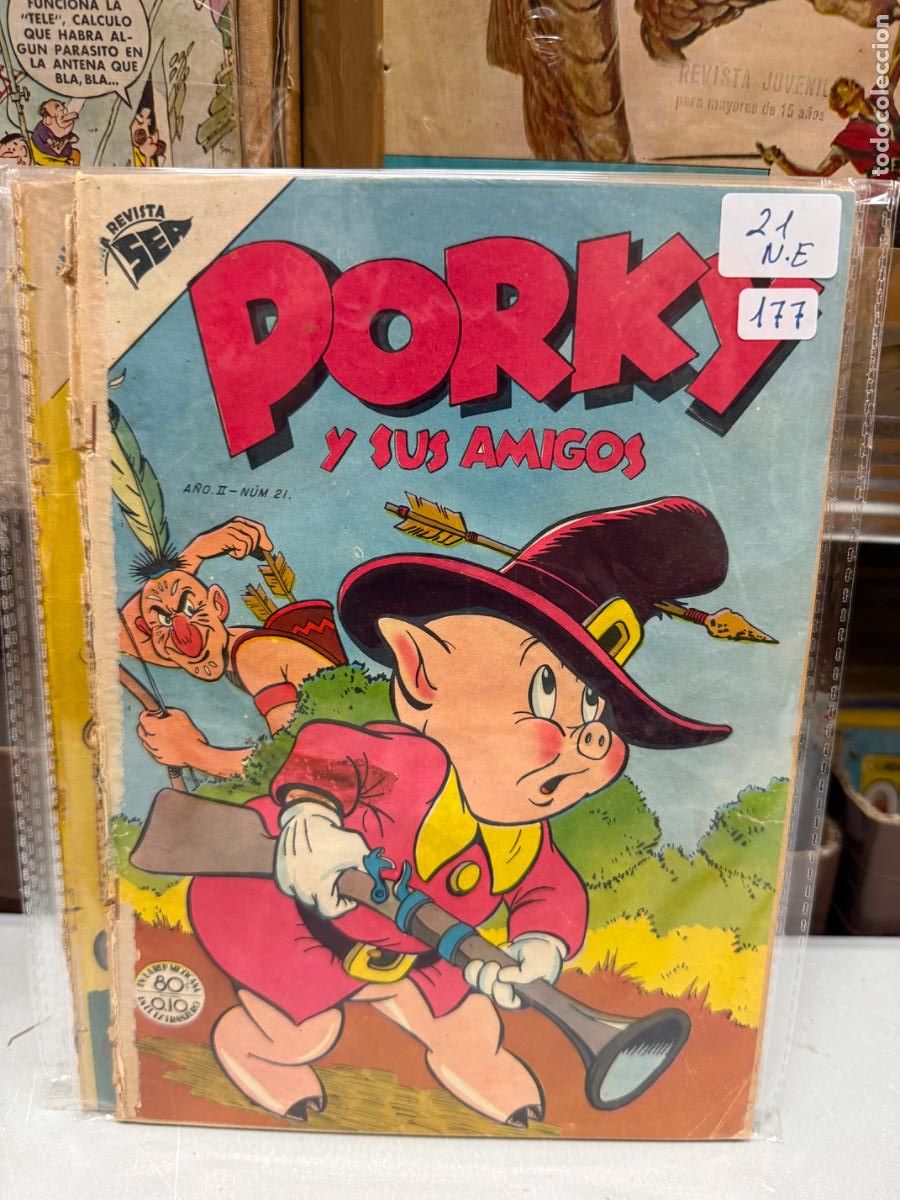 Tebeos: PORKY Y SUS AMIGOS EDITORIAL NOVARO NUMERO 21