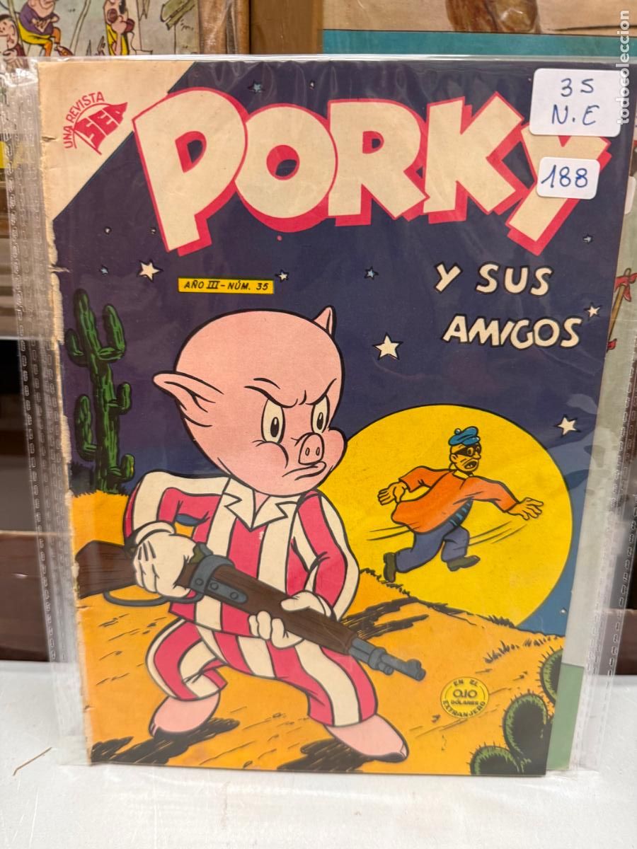 Tebeos: PORKY Y SUS AMIGOS EDITORIAL NOVARO NUMERO 35