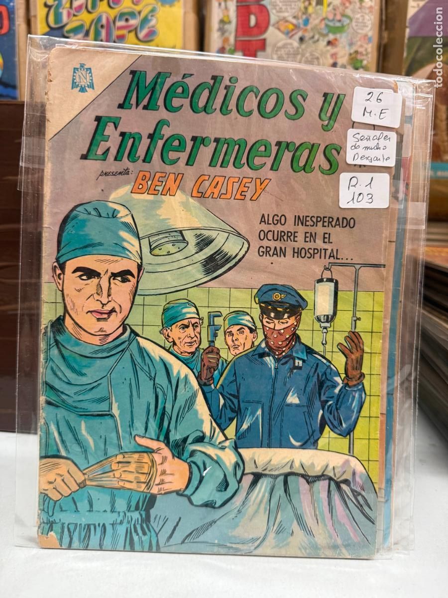 Tebeos: MEDICOS Y ENFERMERAS EDITORIAL NOVARO NUMERO 26