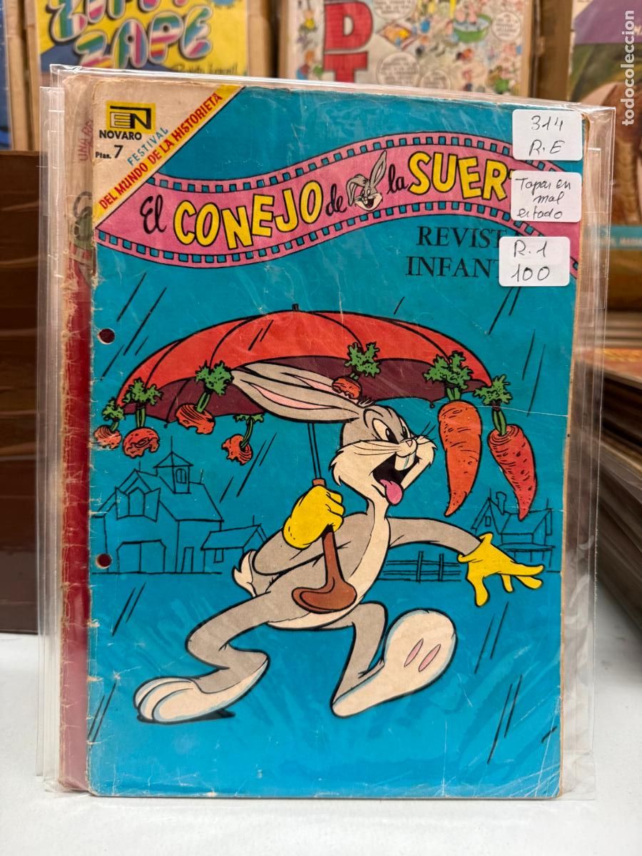 Tebeos: CONEJO DE LA SUERTE EDITORIAL NOVARO NUMERO 314
