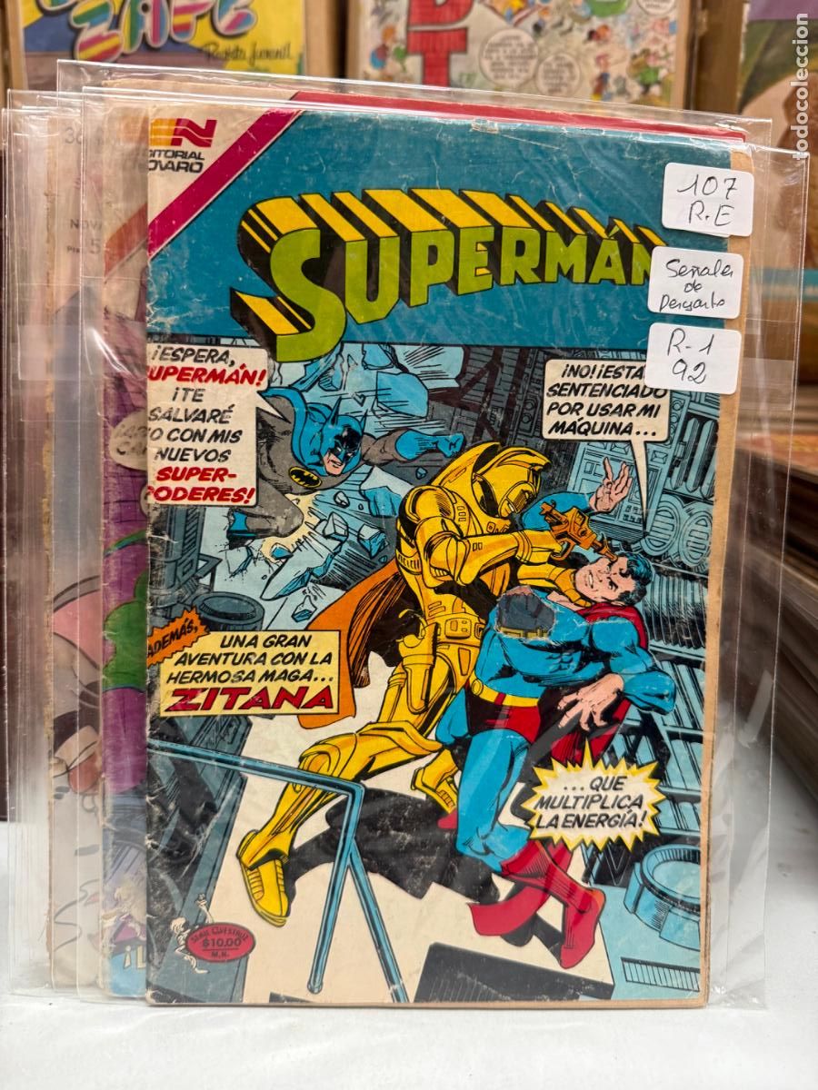 Tebeos: SUPERMAN EDITORIAL NOVARO NUMERO 107