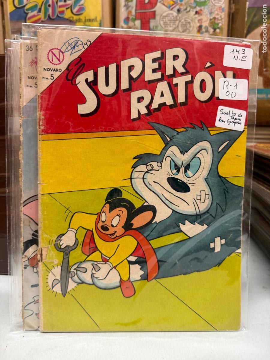 Tebeos: SUPER RATON EDITORIAL NOVARO NUMERO 143
