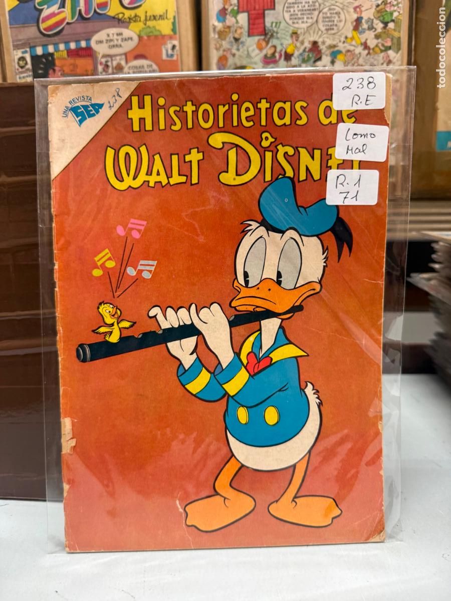 Tebeos: HISTORIETAS DE WALT DISNEY EDITORIAL NOVARO NUMERO 238