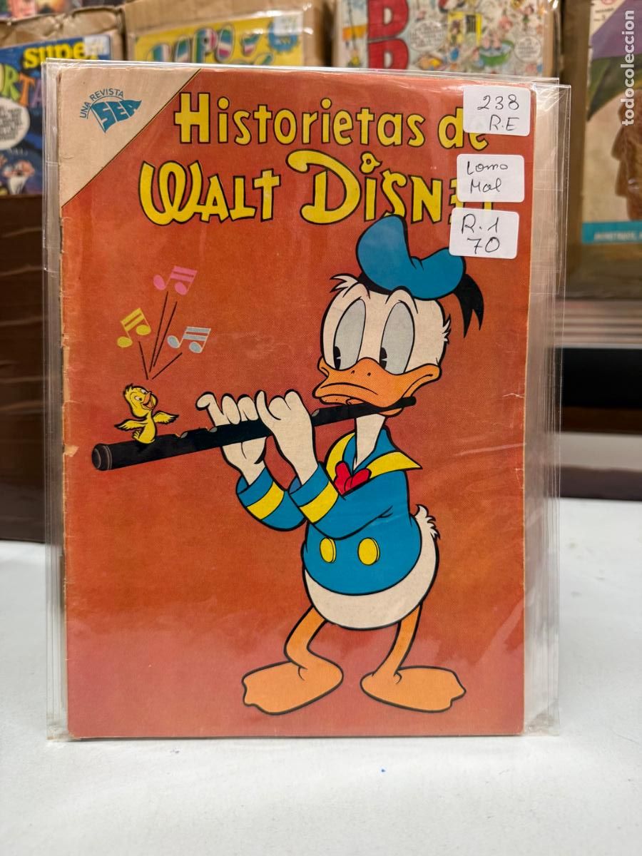 Tebeos: HISTORIETAS DE WALT DISNEY EDITORIAL NOVARO NUMERO 238
