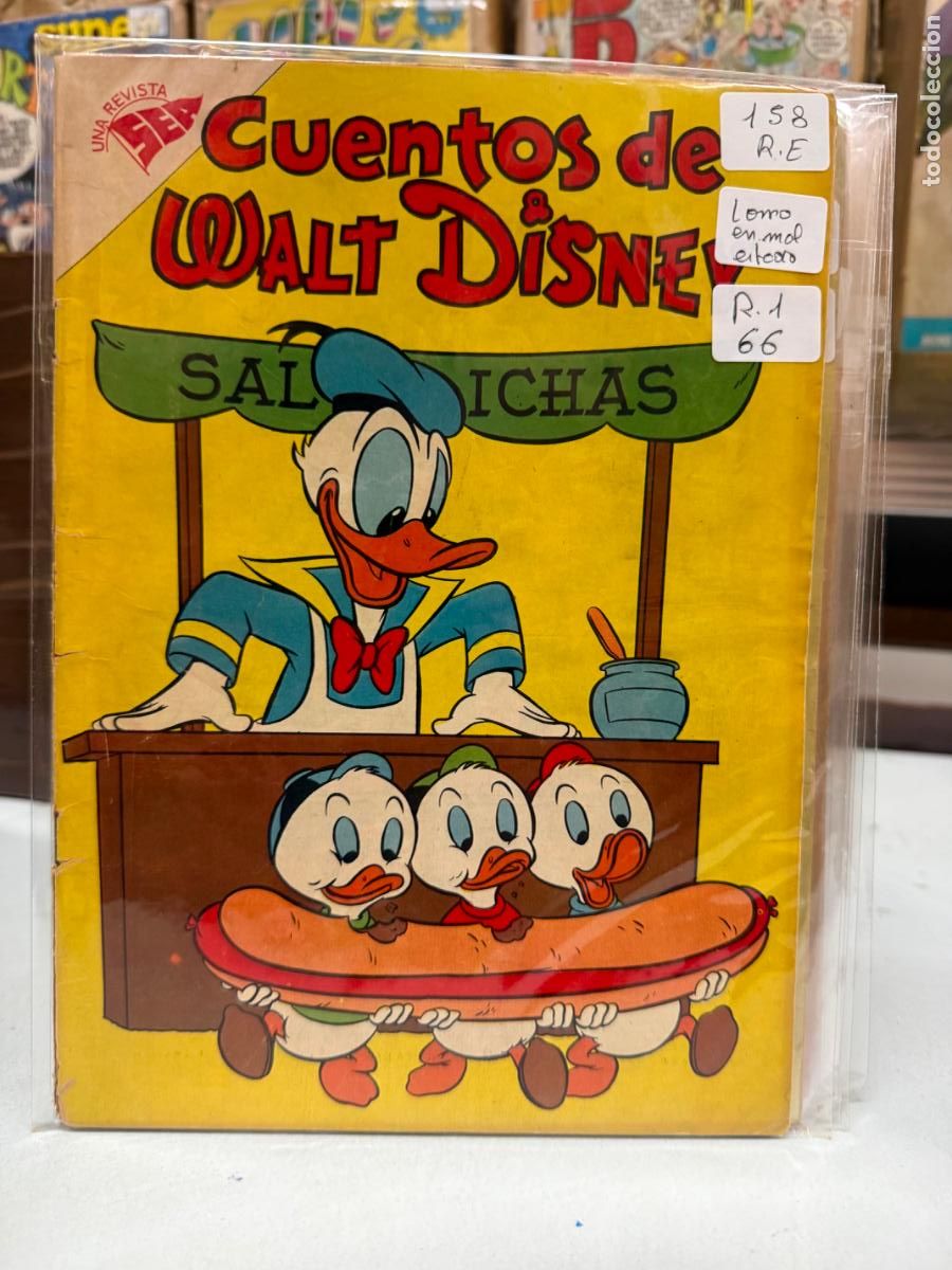 Tebeos: CUENTOS DE WALT DISNEY EDITORIAL NOVARO NUMERO 158
