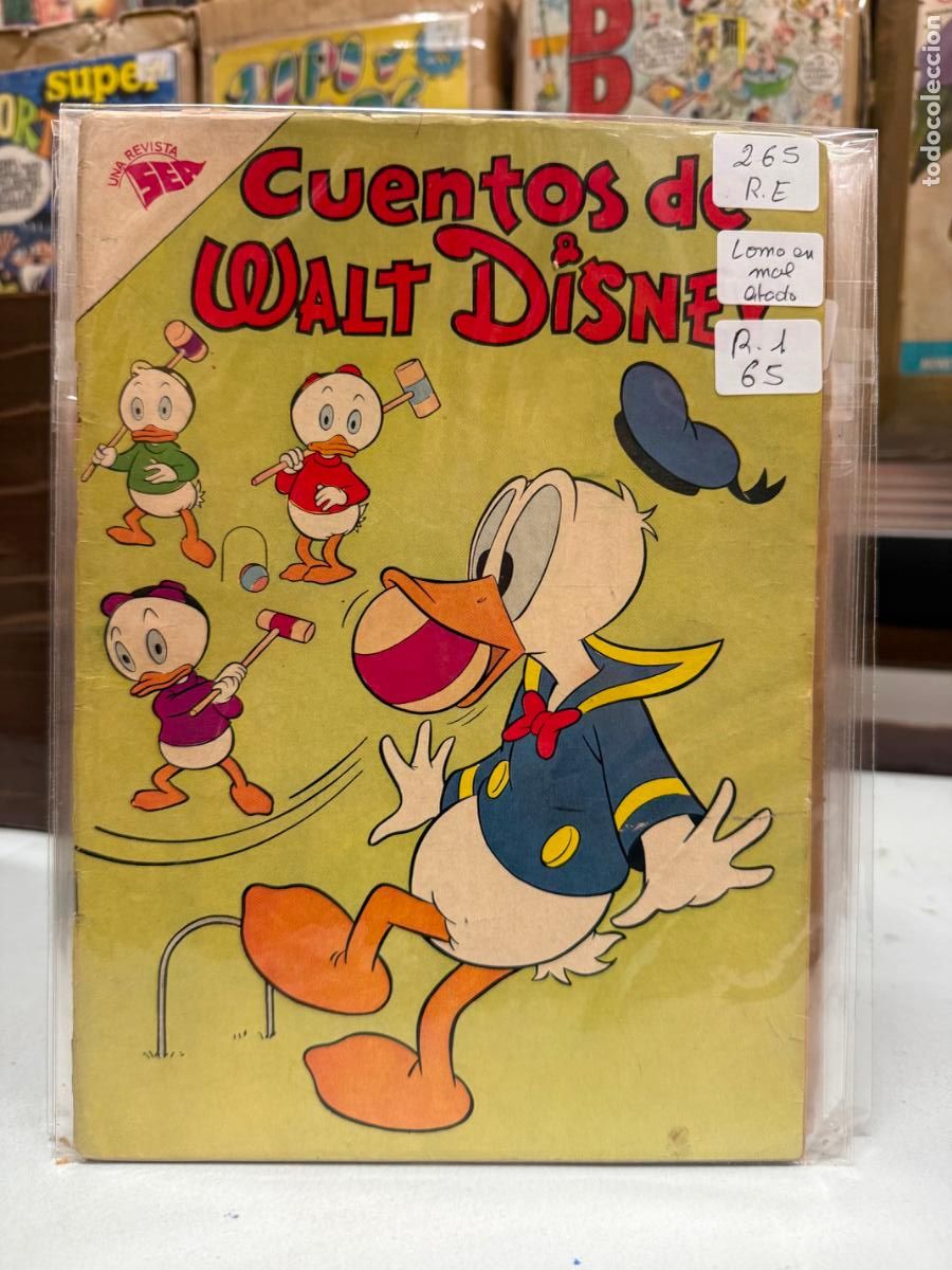 Tebeos: CUENTOS DE WALT DISNEY EDITORIAL NOVARO NUMERO 265