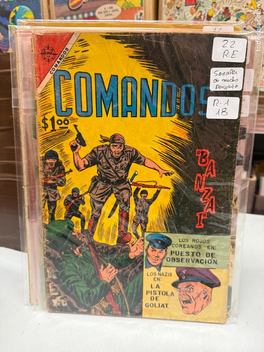 Tebeos: COMANDOS EDITORIAL EL SOL NUMERO 22