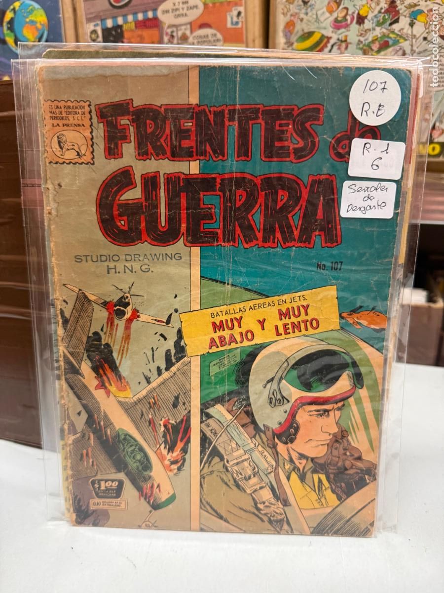 Tebeos: FRENTES DE GUERRA EDITORIAL LA PRENSA NUMERO 107