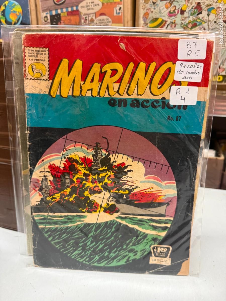 Tebeos: MARINOS EN ACCI&Oacute;N EDITORIAL LA PRENSA NUMERO 87