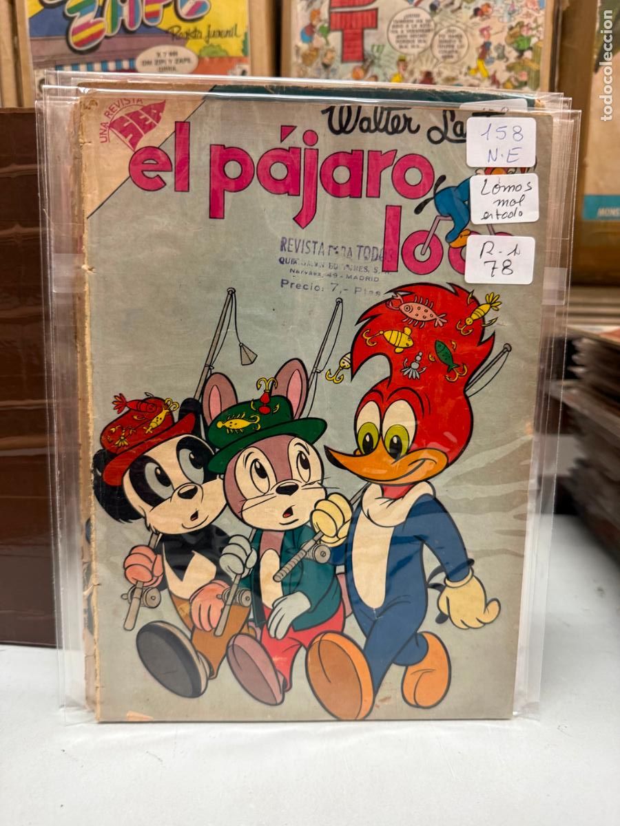 Tebeos: EL PAJARO LOCO EDITORIAL NOVARO NUMERO 158