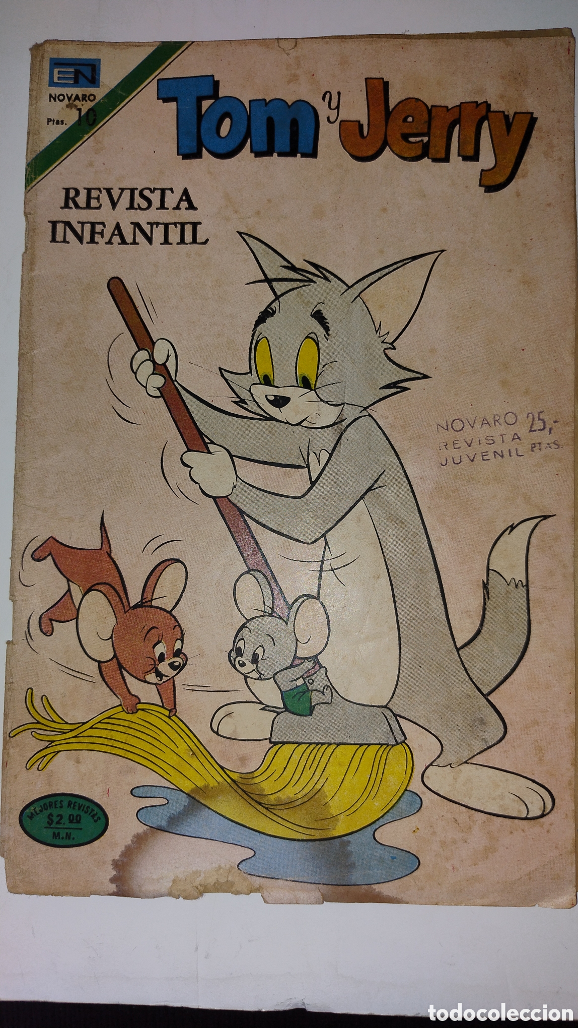 Tebeos: Tom y Jerry revista infantil Movaro