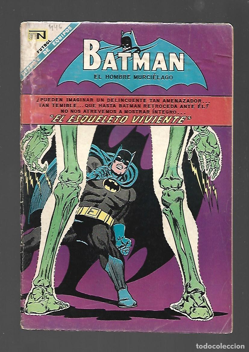 Tebeos: Batman, 446: el esqueleto viviente, 1968, Novaro, buen estado