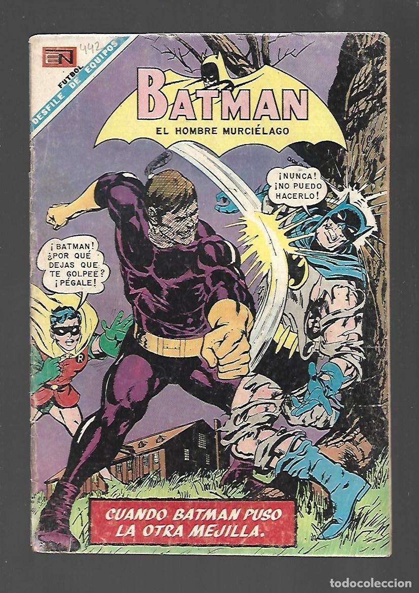 Tebeos: Batman, 442: cuando Batman puso la otra mejilla, 1968, Novaro, buen estado